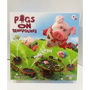 Pigs on Trampolines - Silly Fast Fun Family Night Game For Kids & Adults